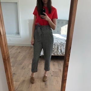 (Worthington) dressy red crop top